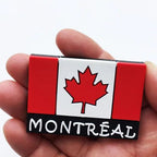 Montreal Quebec Canada fridge sticker Local Culture Tourism Memorial Decorative Crafts Magnetic PVC Plastic Refrigerator Magnets - Grand Goldman