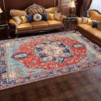 Moroccan Carpet Living Room Ethnic Style Floor Mat - Grand Goldman