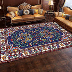 Moroccan Carpet Living Room Ethnic Style Floor Mat - Grand Goldman