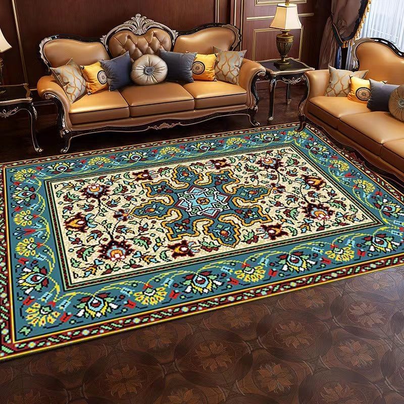 Moroccan Carpet Living Room Ethnic Style Floor Mat - Grand Goldman