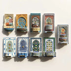 Morocco Magnetic Refrigerator Stickers Morocco Style Wall Basin Travel In Africa Painted Basin Decorative Arts and Crafts gifts - Grand Goldman