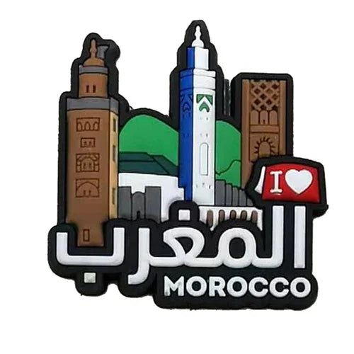 Morocco Refrigerator Stickers Moroccan PVC Magnetic Stickers African Tourist Souvenirs Camel Small Gifts Home decoration - Grand Goldman