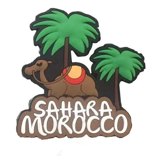 Morocco Refrigerator Stickers Moroccan PVC Magnetic Stickers African Tourist Souvenirs Camel Small Gifts Home decoration - Grand Goldman