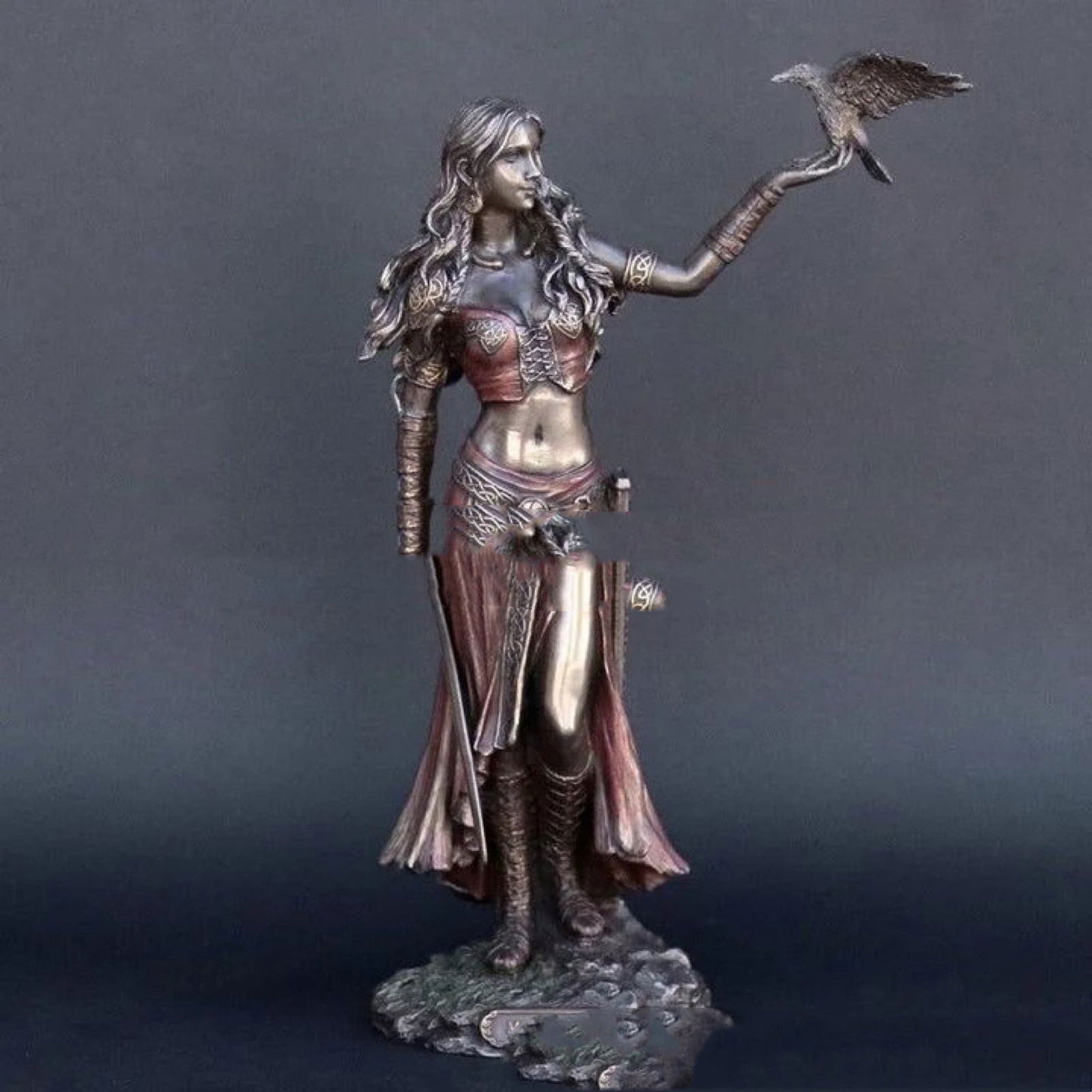 Morrigan Statue Resin Figurine Home Art Decoration Ornament Sculpture Large Size - Grand Goldman