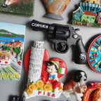 Mozambique Tunisia Sicilia Luxembourg Hungary Puerto Rico Tunisia  Holland  Amsterdam Fridge Magnets Stickers Tourist Souvenir - Grand Goldman