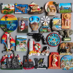 Mozambique Tunisia Sicilia Luxembourg Hungary Puerto Rico Tunisia  Holland  Amsterdam Fridge Magnets Stickers Tourist Souvenir - Grand Goldman