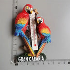 Mozambique Tunisia Sicilia Luxembourg Hungary Puerto Rico Tunisia  Holland  Amsterdam Fridge Magnets Stickers Tourist Souvenir - Grand Goldman