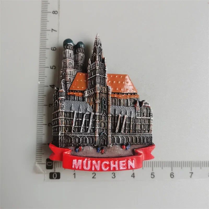 Mozambique Tunisia Sicilia Luxembourg Hungary Puerto Rico Tunisia  Holland  Amsterdam Fridge Magnets Stickers Tourist Souvenir - Grand Goldman