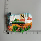 Mozambique Tunisia Sicilia Luxembourg Hungary Puerto Rico Tunisia  Holland  Amsterdam Fridge Magnets Stickers Tourist Souvenir - Grand Goldman