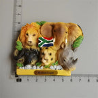 Mozambique Tunisia Sicilia Luxembourg Hungary Puerto Rico Tunisia  Holland  Amsterdam Fridge Magnets Stickers Tourist Souvenir - Grand Goldman