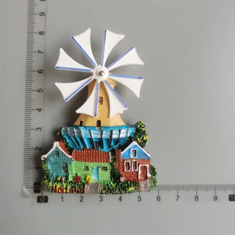 Mozambique Tunisia Sicilia Luxembourg Hungary Puerto Rico Tunisia  Holland  Amsterdam Fridge Magnets Stickers Tourist Souvenir - Grand Goldman