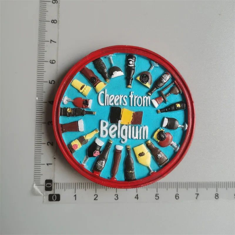 Mozambique Tunisia Sicilia Luxembourg Hungary Puerto Rico Tunisia  Holland  Amsterdam Fridge Magnets Stickers Tourist Souvenir - Grand Goldman