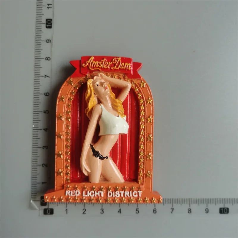 Mozambique Tunisia Sicilia Luxembourg Hungary Puerto Rico Tunisia  Holland  Amsterdam Fridge Magnets Stickers Tourist Souvenir - Grand Goldman