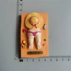 Mozambique Tunisia Sicilia Luxembourg Hungary Puerto Rico Tunisia  Holland  Amsterdam Fridge Magnets Stickers Tourist Souvenir - Grand Goldman