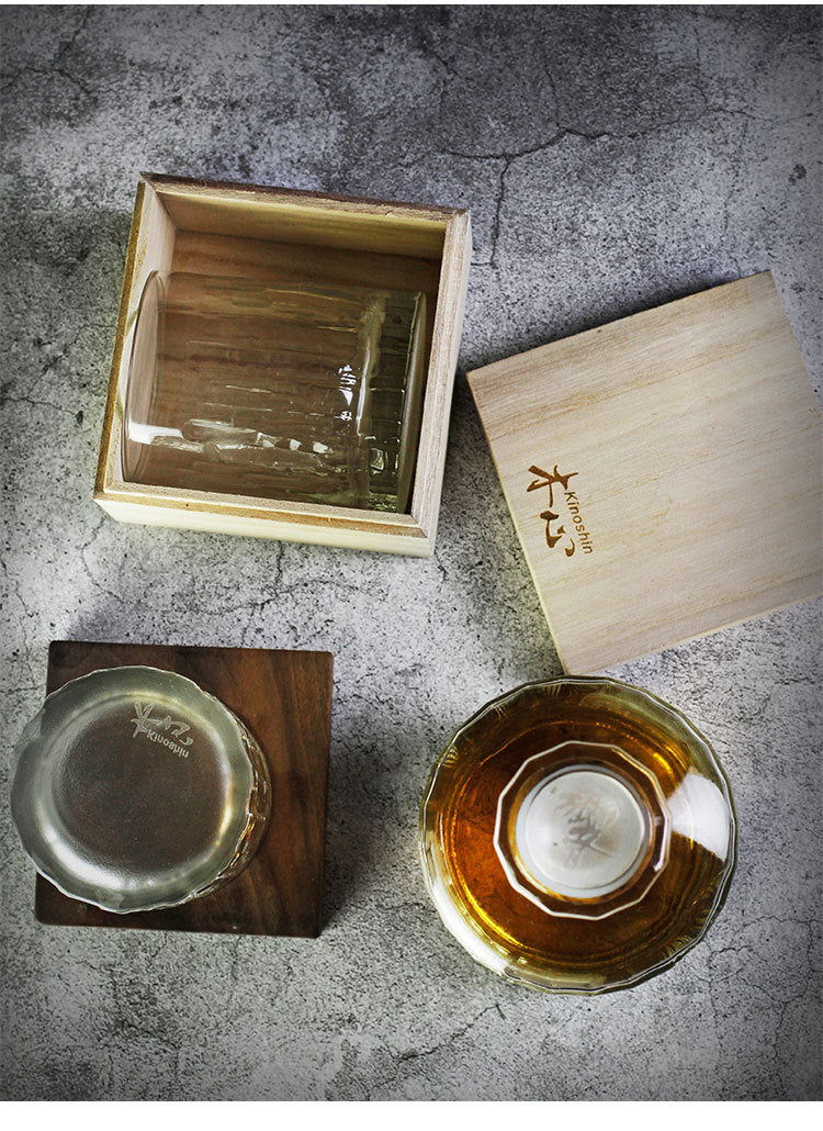 Mu Xin Cup Whiskey Cup Liquor Cup Japanese Glass Water Cup Simple Ins Style - Grand Goldman