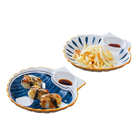 Multi-purpose Dumpling With Vinegar Dish Ceramic - Grand Goldman