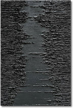NANKAI Hand-Painted Black and White Abstract Wall Art Contemporary Minimalist Oil Painting Art 45x30 inch Large Painting Art for Home Walls Living Room Hallway Wall Decoration - Grand Goldman