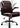 NEO CHAIR Office Chair Adjustable Desk Chair Mid Back Executive Comfortable PU Leather Ergonomic Gaming Back Support Home Computer with Flip-up Armrest Swivel Wheels (Jet Black) - Grand Goldman