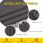 NICETOWN Gray Blackout Curtains for Bedroom 84 inches Long - Thermal Curtains & Drapes Grommet Room Darkening Curtains Noise Reducing Window Treatments for Living Room (2 Panels, W52 x L84, Grey) - Grand Goldman