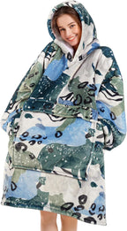 Narecte Oversized Blanket Hoodie Blanket for Women,Wearable Blanket Adult Giant Hoodie Cozy Sweatshirt Kawaii Stuff,Birthday Gifts for Women, for Sister,Teen Girl Gifts Strawberry - Grand Goldman