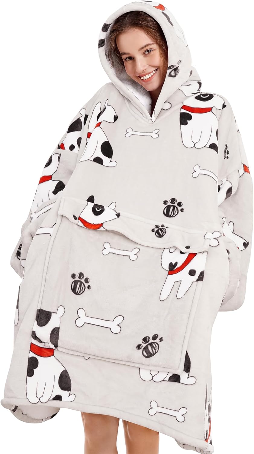 Narecte Oversized Blanket Hoodie Blanket for Women,Wearable Blanket Adult Giant Hoodie Cozy Sweatshirt Kawaii Stuff,Birthday Gifts for Women, for Sister,Teen Girl Gifts Strawberry - Grand Goldman