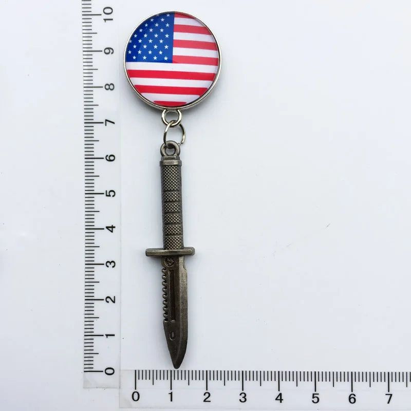 National Flags Fridge Magnet World Tourist Souvenirs Belgium Austria Chile  Refrigerator Magnetic Stickers Collection Gifts - Grand Goldman