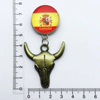 National Flags Fridge Magnet World Tourist Souvenirs Belgium Austria Chile  Refrigerator Magnetic Stickers Collection Gifts - Grand Goldman