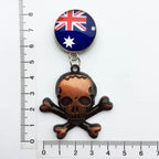 National Flags Fridge Magnet World Tourist Souvenirs Belgium Austria Chile  Refrigerator Magnetic Stickers Collection Gifts - Grand Goldman