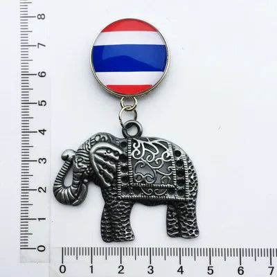 National Flags Fridge Magnet World Tourist Souvenirs Belgium Austria Chile  Refrigerator Magnetic Stickers Collection Gifts - Grand Goldman