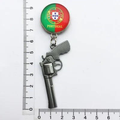 National Flags Fridge Magnet World Tourist Souvenirs Belgium Austria Chile  Refrigerator Magnetic Stickers Collection Gifts - Grand Goldman