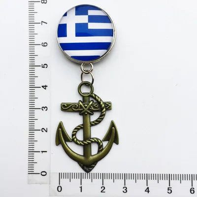 National Flags Fridge Magnet World Tourist Souvenirs Belgium Austria Chile  Refrigerator Magnetic Stickers Collection Gifts - Grand Goldman