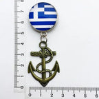 National Flags Fridge Magnet World Tourist Souvenirs Belgium Austria Chile  Refrigerator Magnetic Stickers Collection Gifts - Grand Goldman