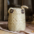 Natural Straw Storage Decoration Flower Basket - Grand Goldman