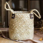 Natural Straw Storage Decoration Flower Basket - Grand Goldman