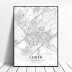 Netherlands Hagiere Leeuwarden Heerlen Germany Map Poster - Grand Goldman