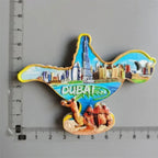 New York London UK Belgium Bahamas Amsterdam Tokyo Japan Greece Dubai Switzerland Italy Spain Tourist Souvenir Magnetic Sticker - Grand Goldman