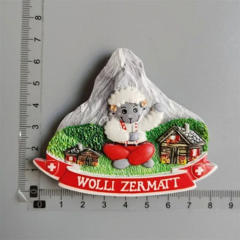 New York London UK Belgium Bahamas Amsterdam Tokyo Japan Greece Dubai Switzerland Italy Spain Tourist Souvenir Magnetic Sticker - Grand Goldman