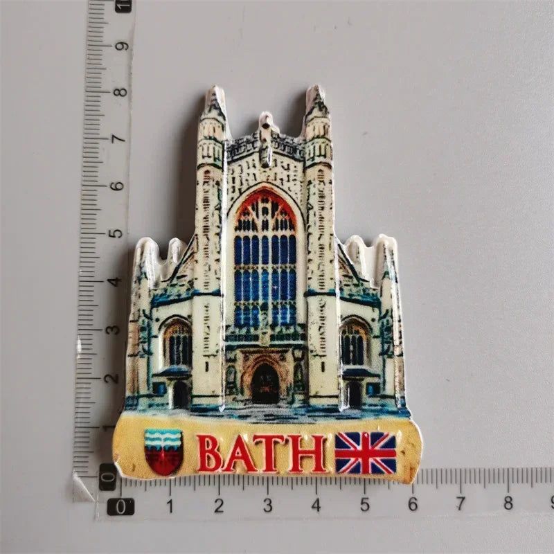 New York London UK Belgium Bahamas Amsterdam Tokyo Japan Greece Dubai Switzerland Italy Spain Tourist Souvenir Magnetic Sticker - Grand Goldman