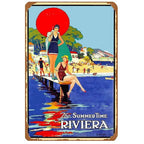 New York Paris Great Wall World Famous Building Metal Tin Signs Posters Plate Wall Decor for Bars Man Cave Cafe Clubs Home - Grand Goldman