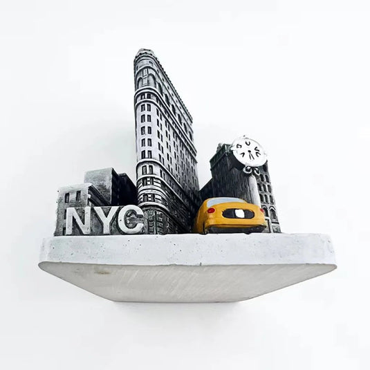 New York The United States Creative Travel Souvenir Decorative Crafts Display USA Landmark Landscape Refrigerator Magnets Gifts - Grand Goldman