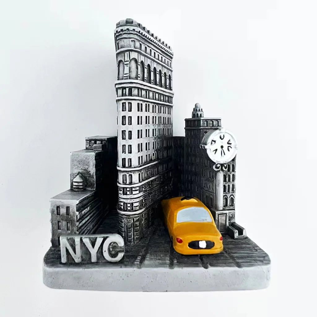 New York The United States Creative Travel Souvenir Decorative Crafts Display USA Landmark Landscape Refrigerator Magnets Gifts - Grand Goldman