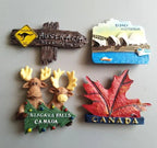New Zealand French Brussels Italy Sicily Italy Australia Sydney Germany United States Hungary British Tourism Fridge Magnets - Grand Goldman