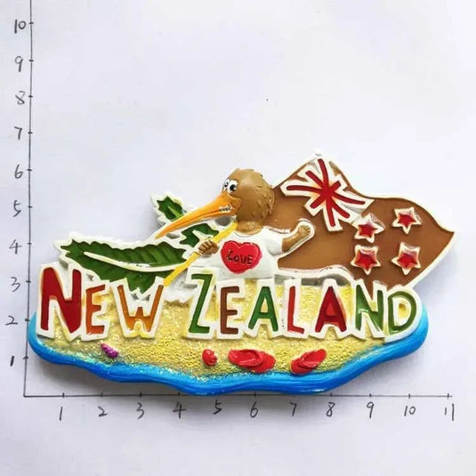 New Zealand Fridge Magnets Tourist Souvenirs Kiwi Sheep Cute Animals Refrigerator Magnetic Stickers on The Fridge Home Decor - Grand Goldman