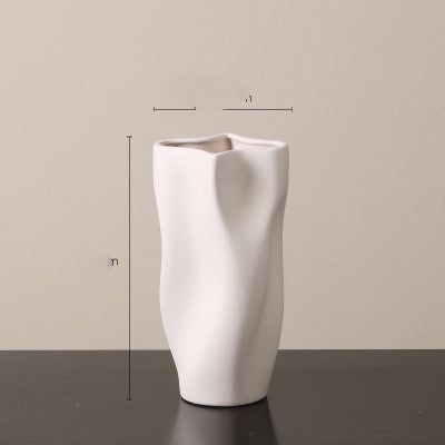 New Arrival Creative Modern Morandi Colorful Unique Shape Home Decoration Ceramic Porcelain Vases - Grand Goldman