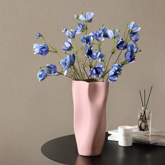 New Arrival Creative Modern Morandi Colorful Unique Shape Home Decoration Ceramic Porcelain Vases - Grand Goldman