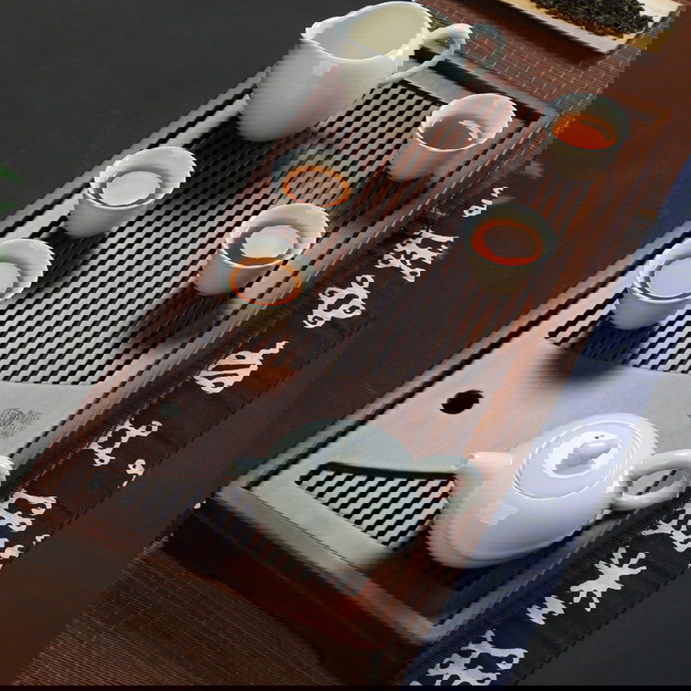 New Carbonized Bamboo Tea Tray - Grand Goldman