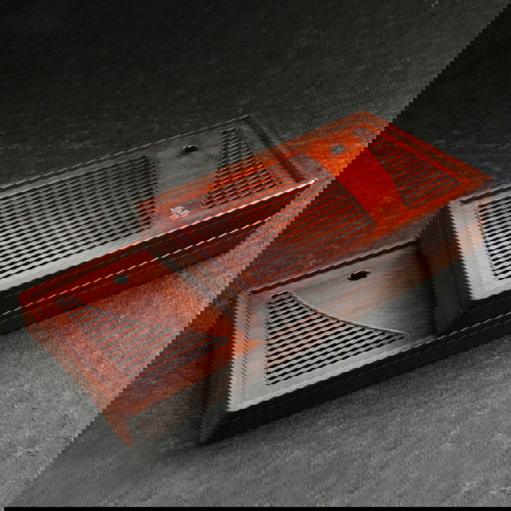 New Carbonized Bamboo Tea Tray - Grand Goldman