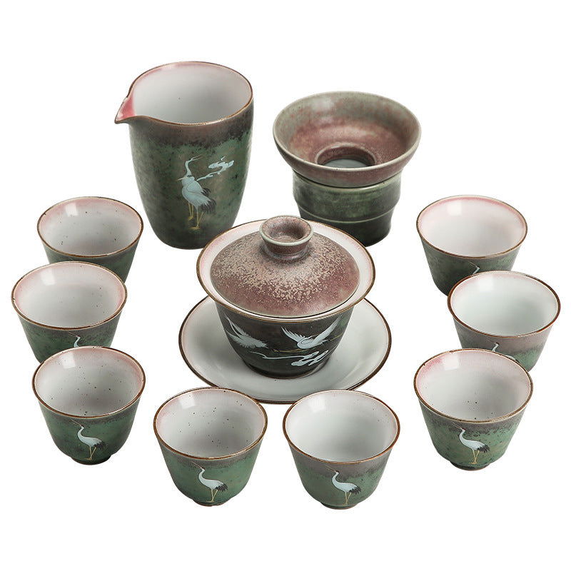New Chinese Crane Kung Fu Tea Set - Grand Goldman