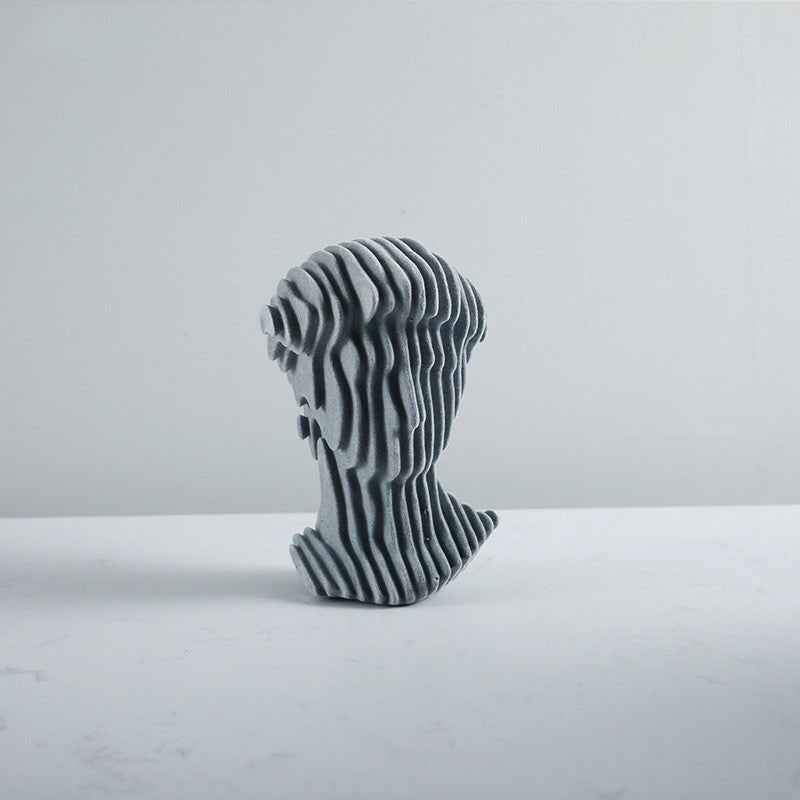 New Modern Minimalist Sculpture Ornament Resin - Grand Goldman