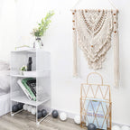 New Retro Style Woven Tapestry Handmade Home Fabric Bedroom Decorative Wall Hangings - Grand Goldman